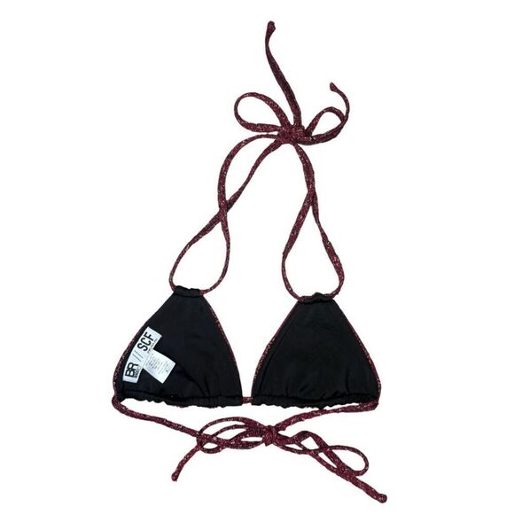 BEACH RIOT X Stone Cold Fox Women’s XS/S Chloe Bikini Swimsuit Moroccan Jacquard - Picture 6 of 11